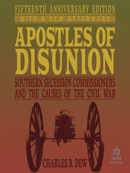 Title details for Apostles of Disunion by Charles B. Dew - Wait list